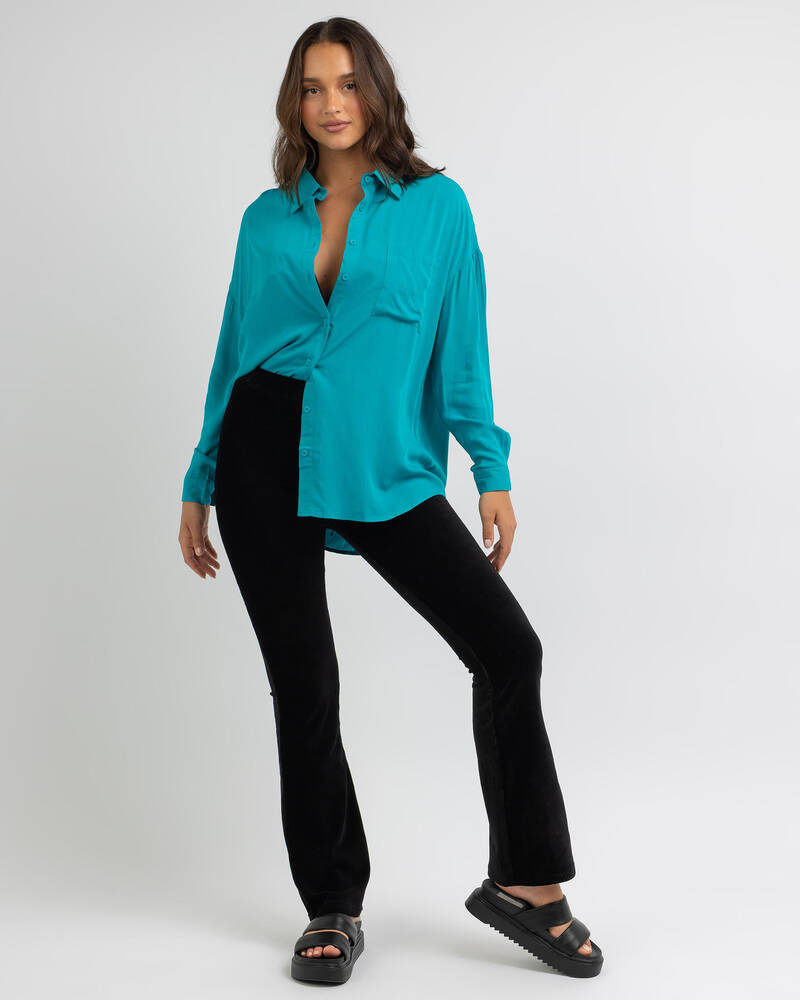 Ava And Ever Material Girl Shirt for Womens