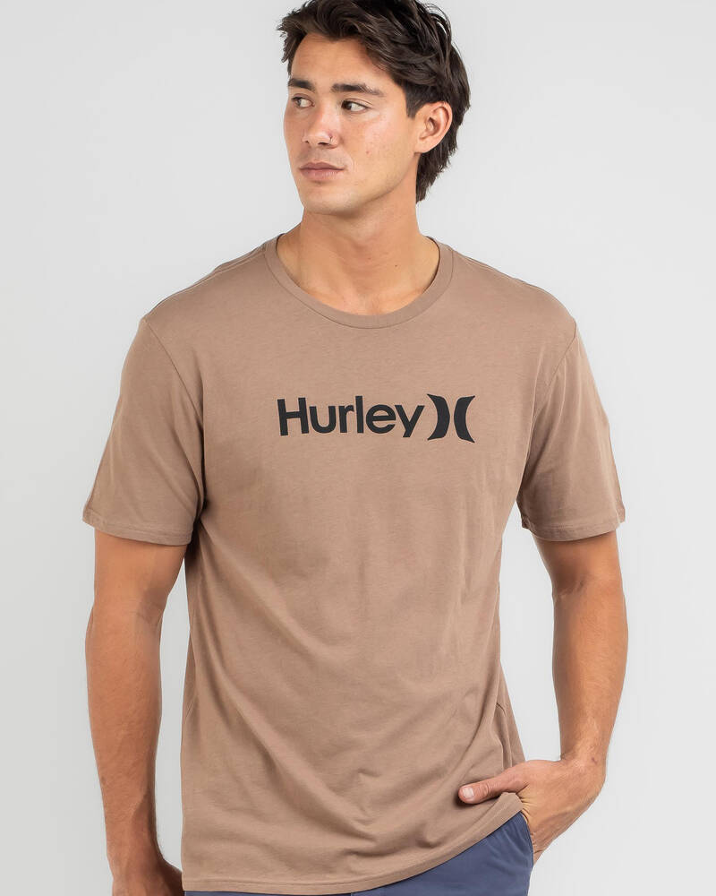 Hurley WSH One and Only Solid T-Shirt for Mens