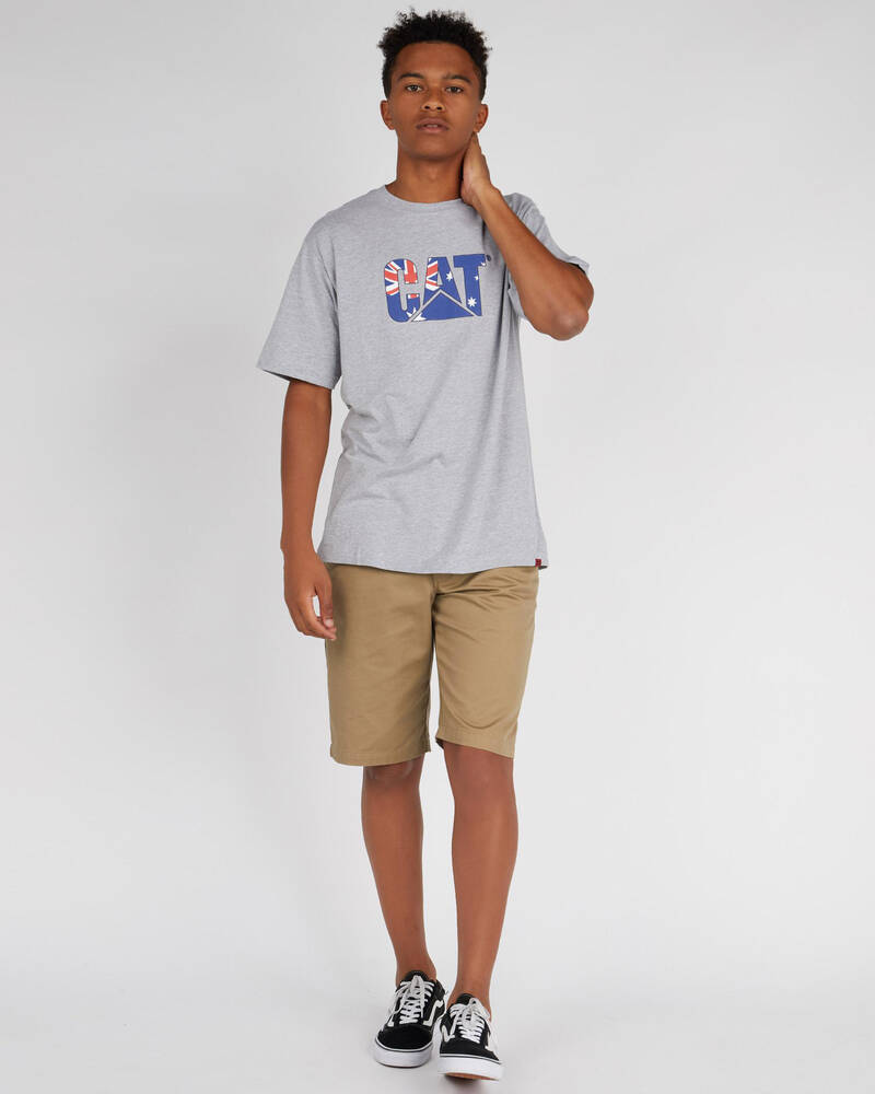 Cat M Logo Australia Day T-Shirt for Mens