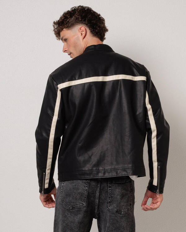 Dexter Tour Faux Leather Jacket for Mens