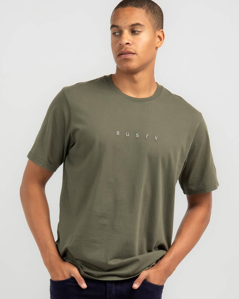 Rusty Short Cut 2 T-Shirt for Mens