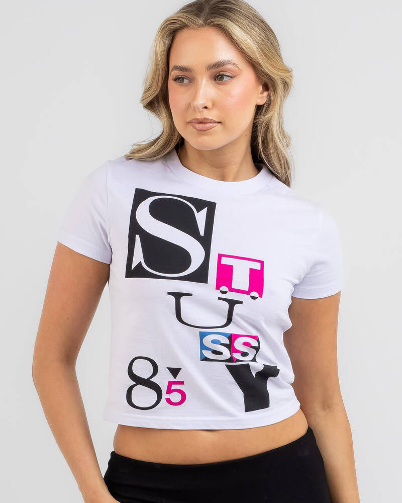 Stussy Jorge Slim T-Shirt for Womens