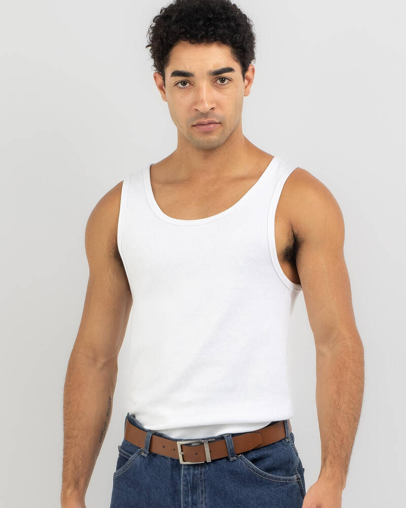 Lucid Crucial Ribbed Singlet for Mens