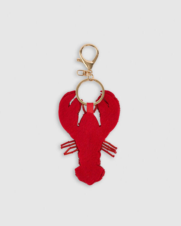 Karyn In LA Beaded Lobster Bag Charm for Womens