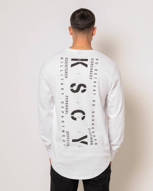 Kiss Chacey Sledge Cape Back Long Sleeve T-Shirt for Mens