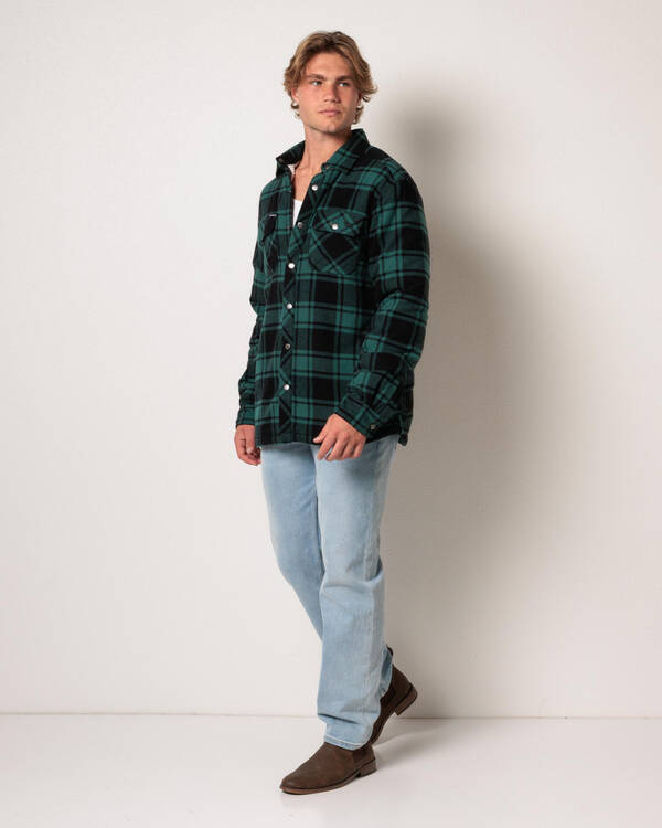 Ringers Western Sawyer Sherpa Flannel Jacket for Mens