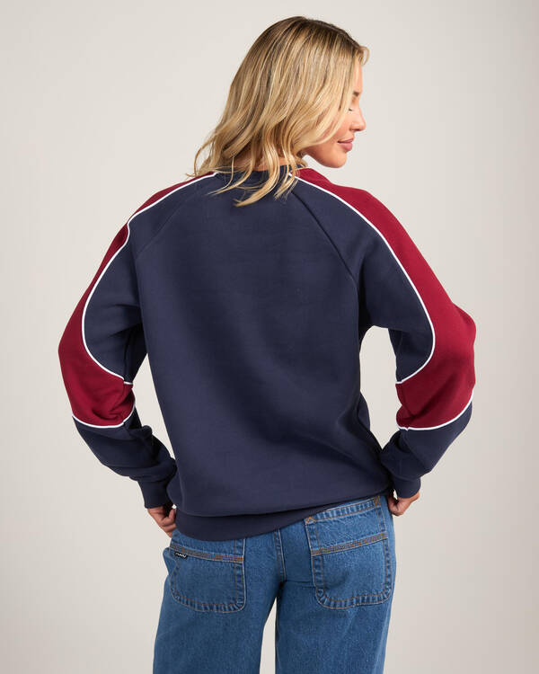 Rusty South Of The River Oversized Crewneck Sweatshirt for Womens