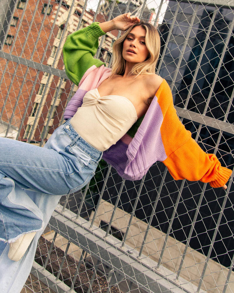 Red Berry Emma Knit Cardigan for Womens