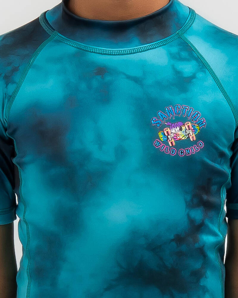 Sanction Boys' Grind Short Sleeve Rash Vest for Mens