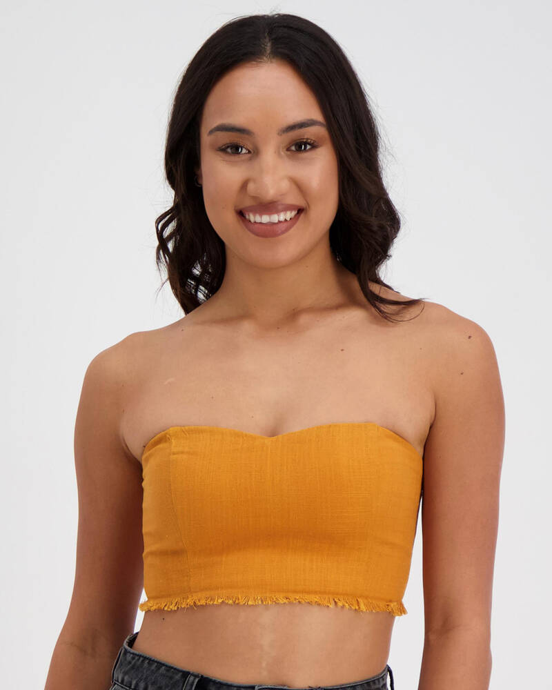 Mooloola Bayside Frill Tube Top for Womens