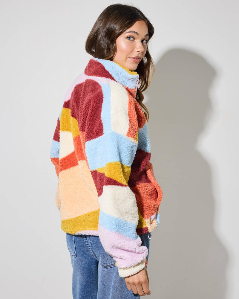 Rip Curl Retro Swell Polar Fleece Jacket for Womens
