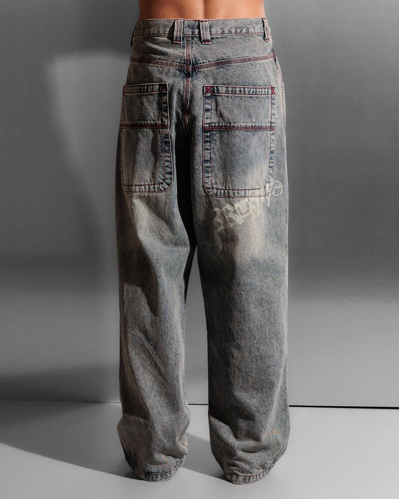 Rusty Redemption Baggy Jeans for Mens