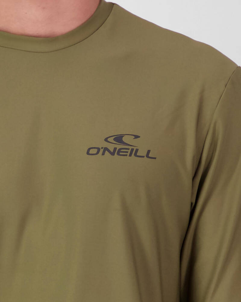 O'Neill Basic Skins Long Sleeve Rash Vest for Mens