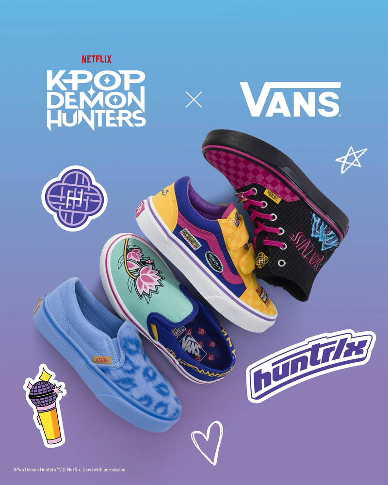 Vans Kids' KPop Demon Hunters Authentic Hi Shoes for Unisex