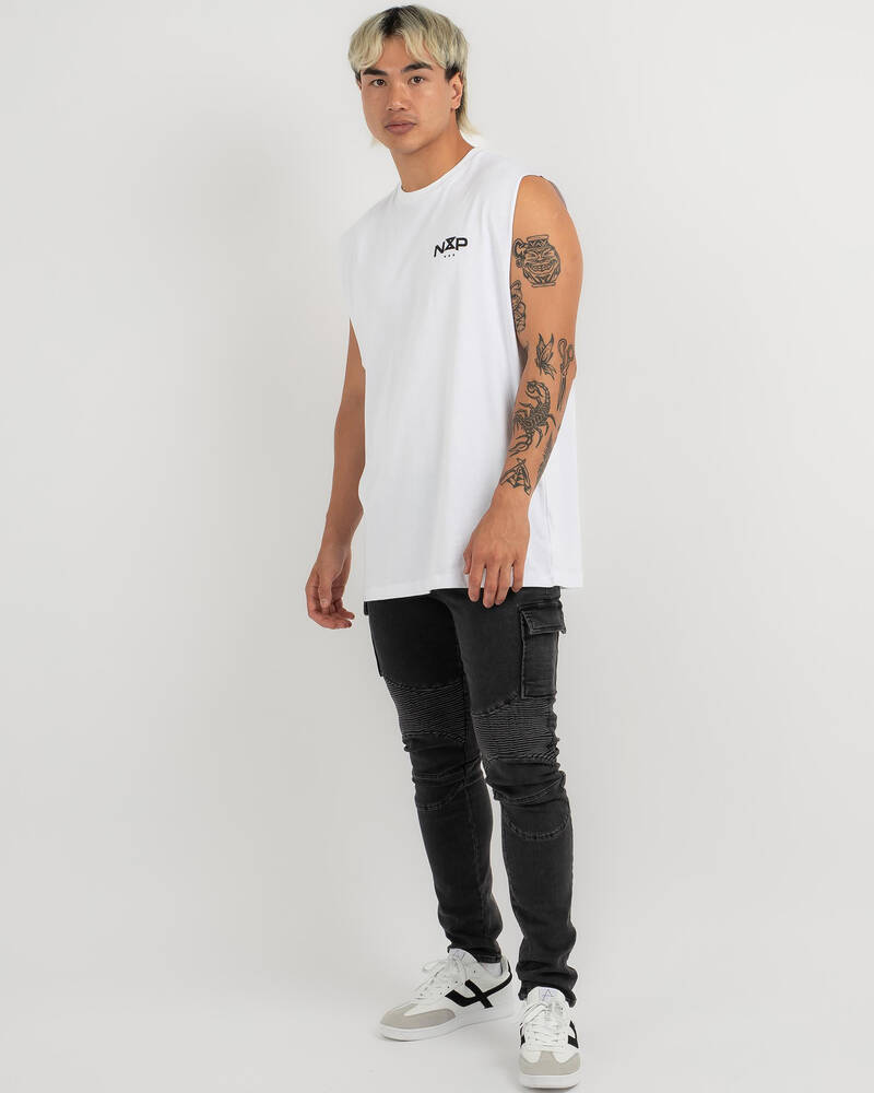 Nena & Pasadena Rogue Relaxed Fit Muscle Tank for Mens