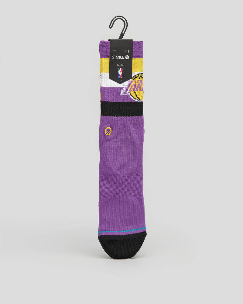 Stance Lakers St Crew Socks for Mens