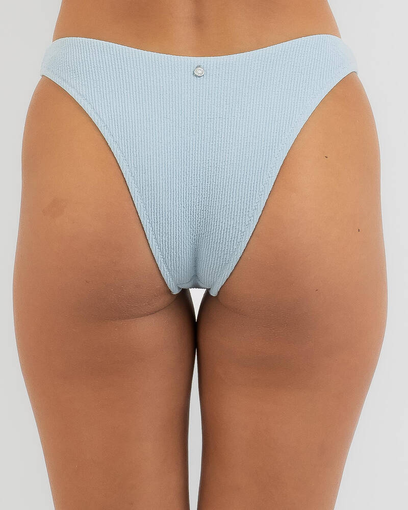 Rhythm Isla Rib High Cut Bikini Bottom for Womens