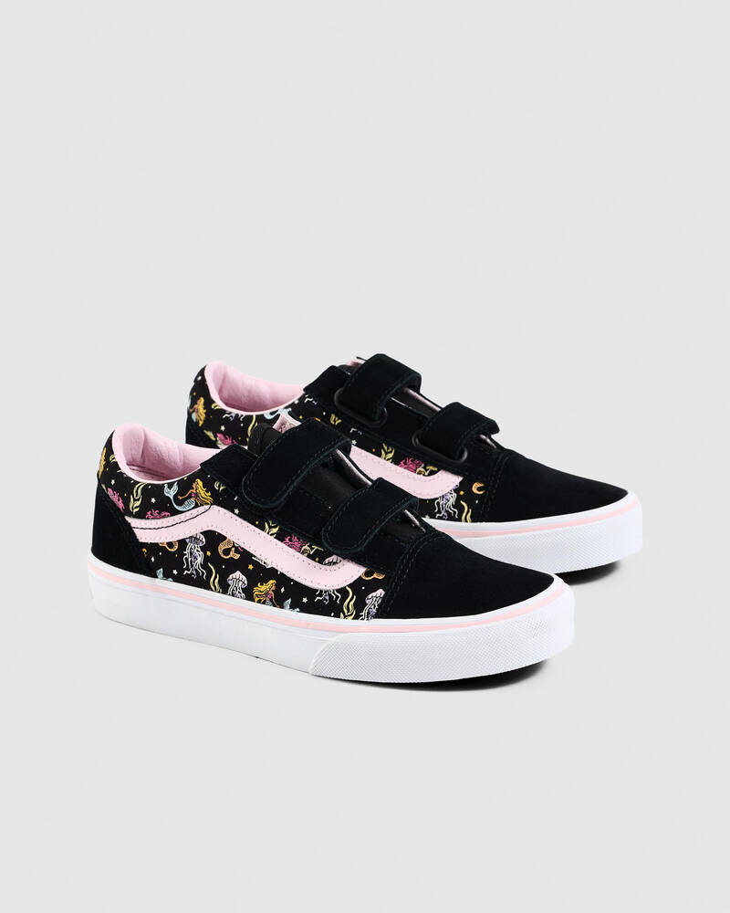 Vans Girls' Old Skool V Shoes for Womens