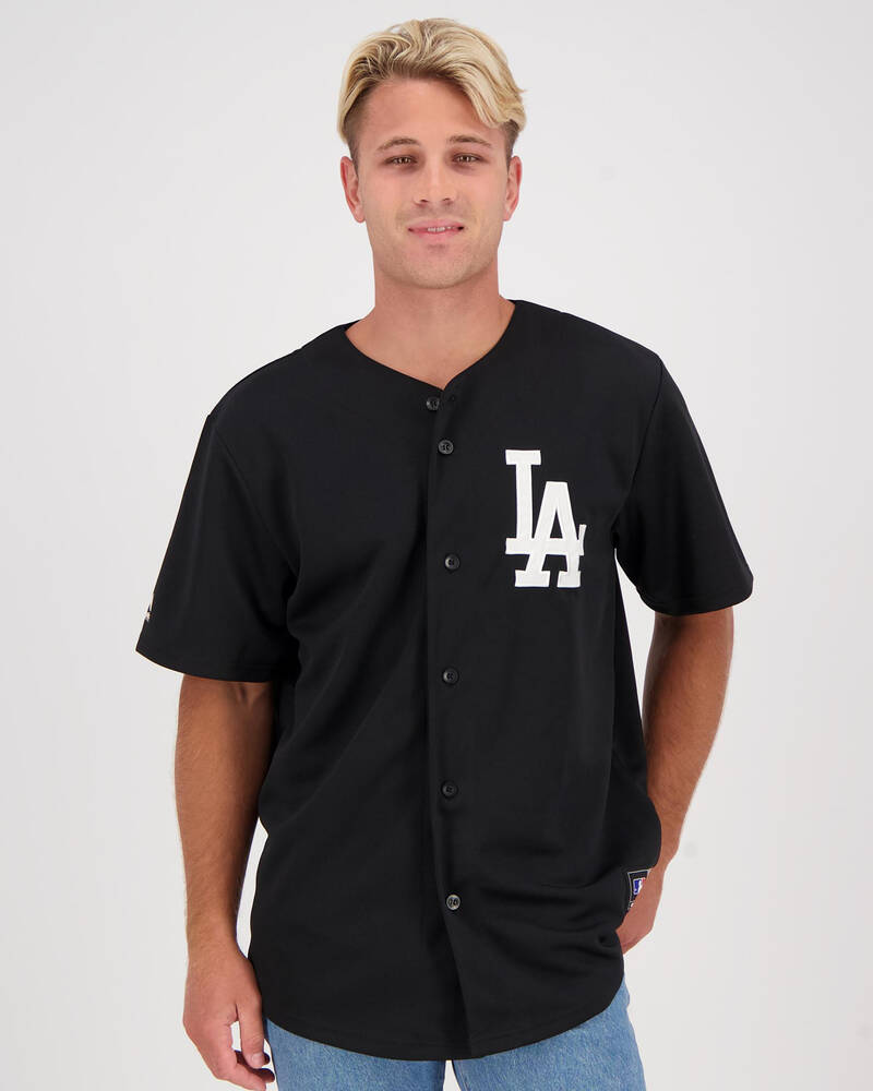 Majestic Majestic La Mono Baseball Jersey for Mens