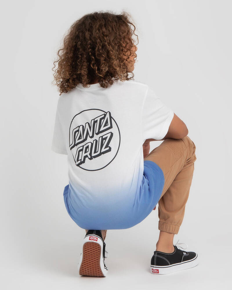 Santa Cruz Boys' Opus Dot Dip Dye T-Shirt for Mens