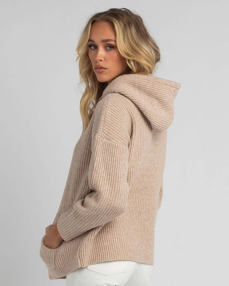 Ava And Ever Big Papa Hooded Knit for Womens