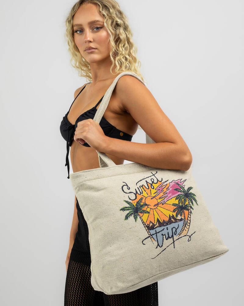 Roxy Summer Flower Beach Bag for Womens