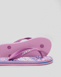 Santa Cruz Girls' Opus Dot Zebra Thongs for Womens image number null