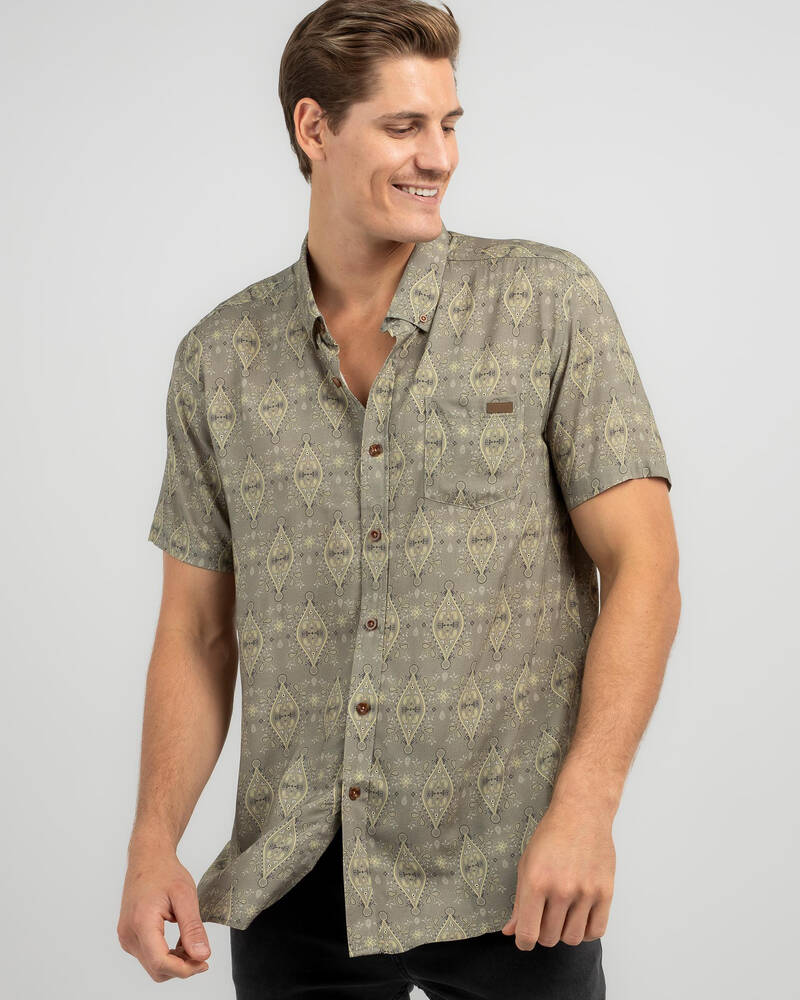 Skylark Script Short Sleeve Shirt for Mens