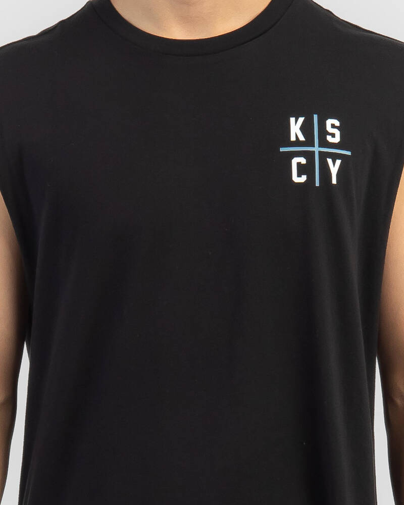 Kiss Chacey Speedway Dual Curved Muscle Tank for Mens