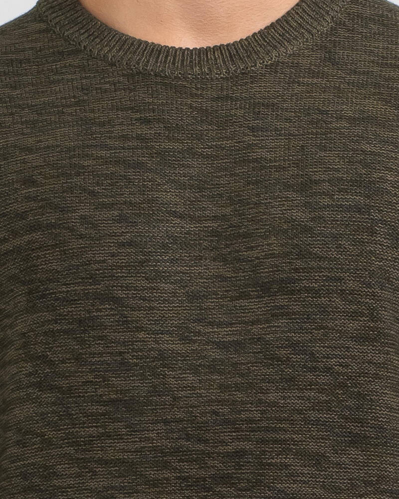 Rusty Skyliner Crew Knit Sweatshirt for Mens