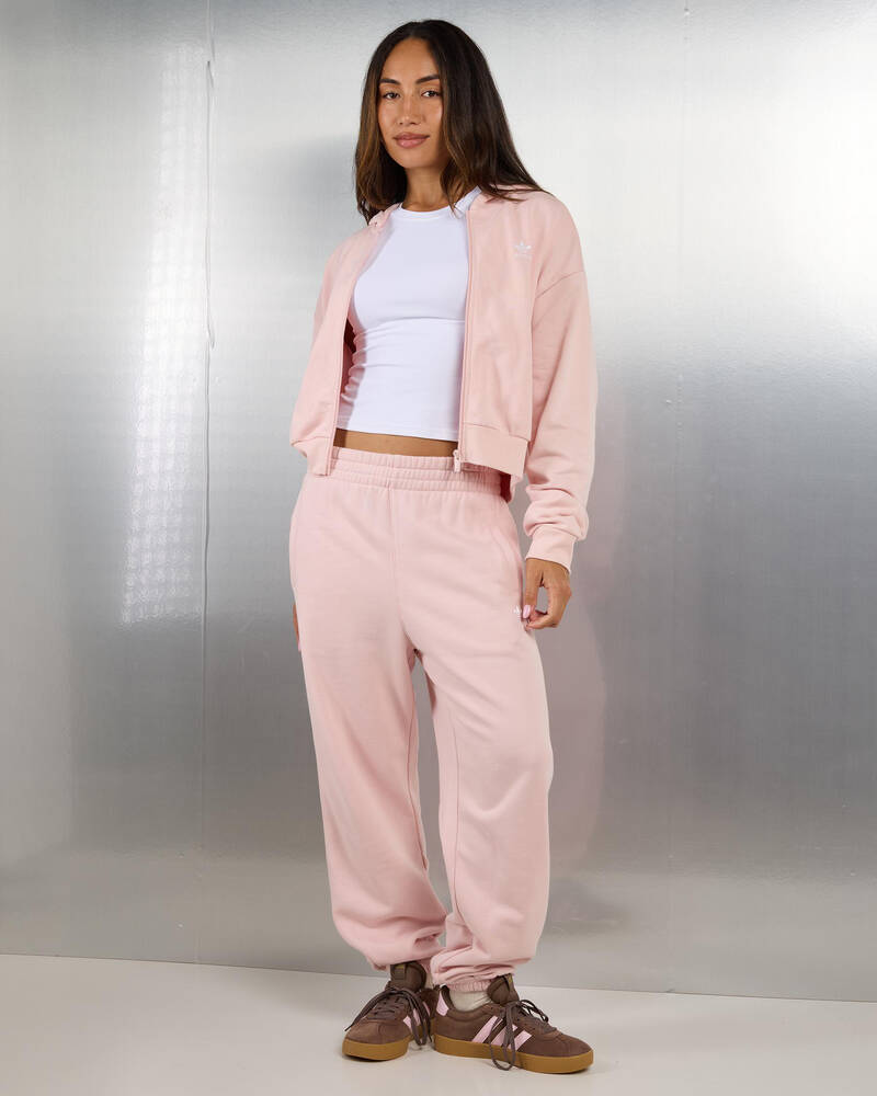 adidas Essentials French Terry Cropped Zip Hoodie for Womens