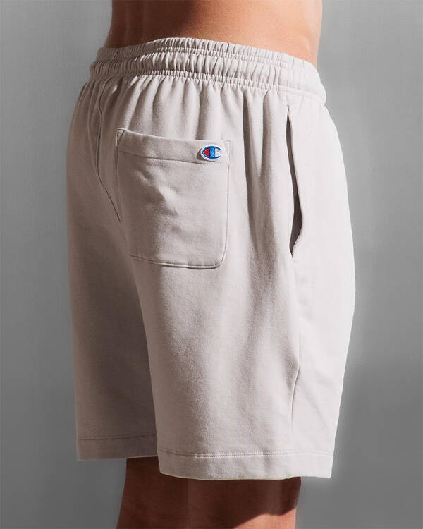 Champion Tonal Script Fleece Shorts for Mens