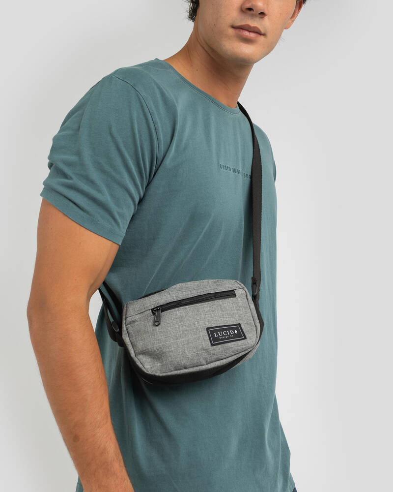 Shop Lucid Relate Crossbody Bag In Grey Heather Fast Shipping & Easy