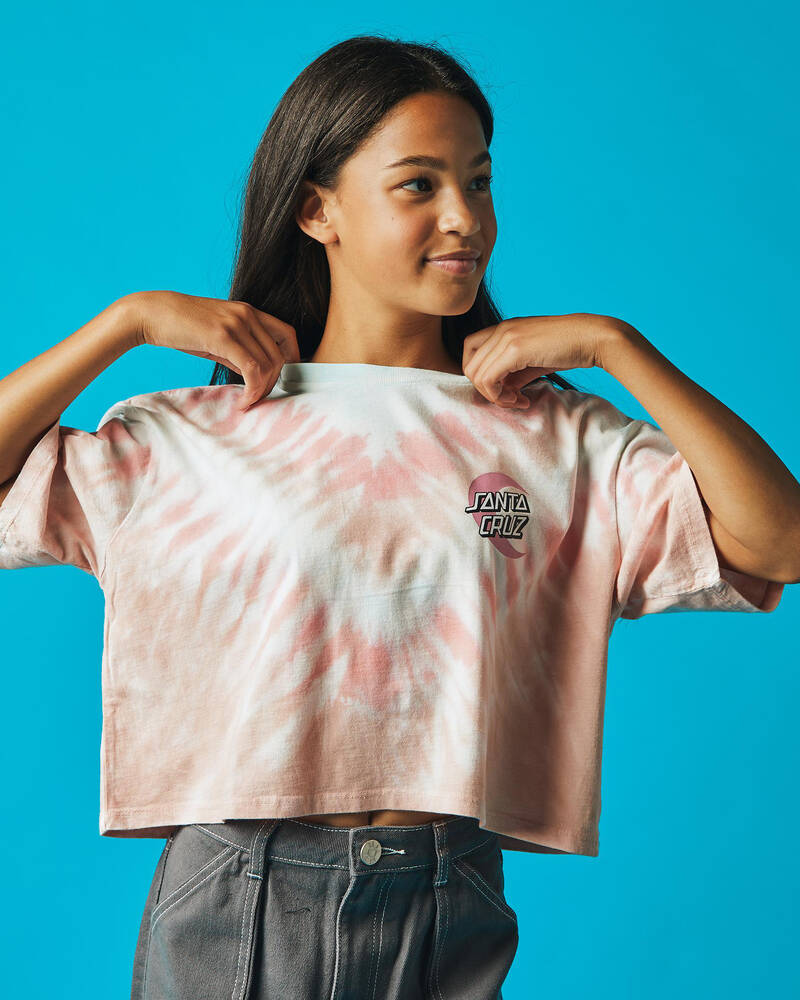 Santa Cruz Girls' Moon Dot T-Shirt for Womens