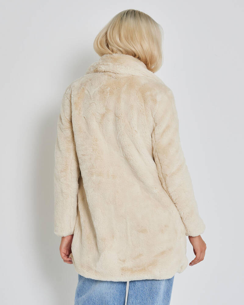 Ava And Ever Woodstock Faux Fur Jacket for Womens