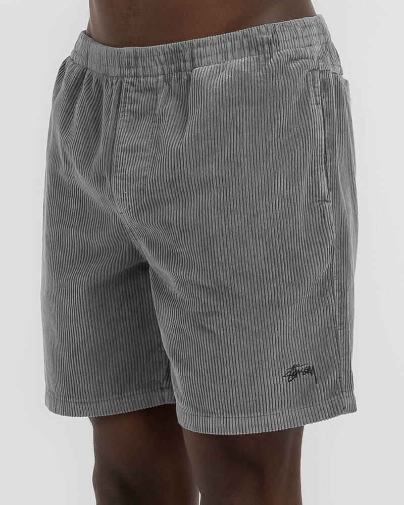 Stussy Wide Wale Cord Beach Shorts for Mens