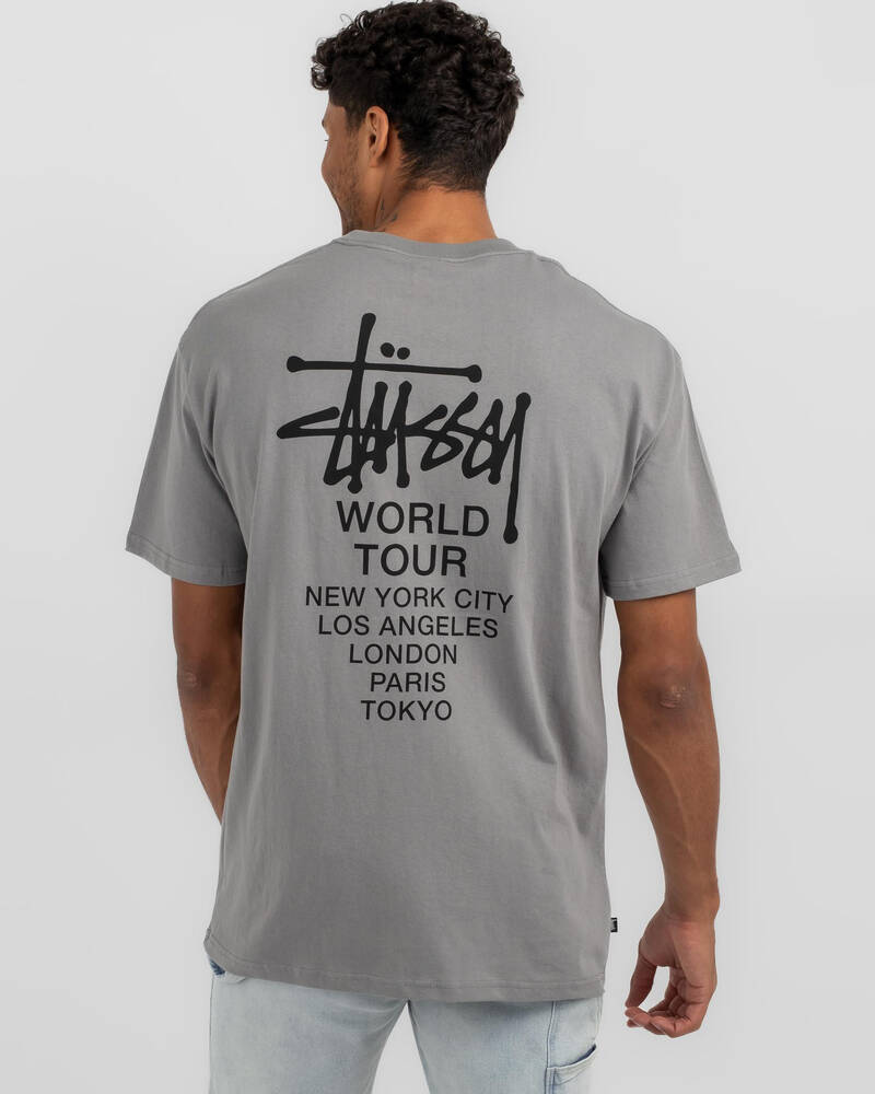 Stussy Solid World Tour T-Shirt for Mens