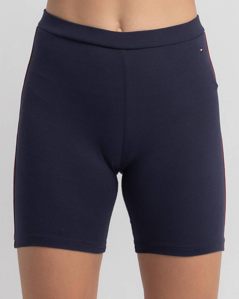 Tommy Hilfiger Girls' Essential Cycling Shorts In Twilight Navy Fast