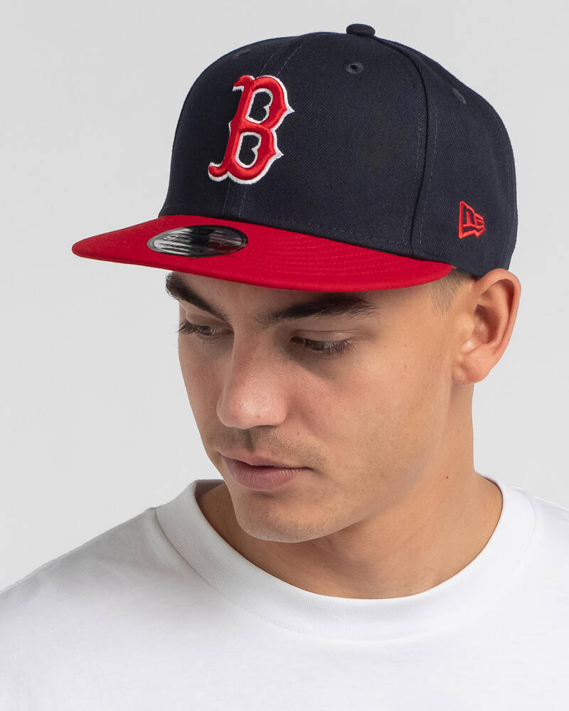 New Era Boston Red Sox Flatpeak Cap for Mens