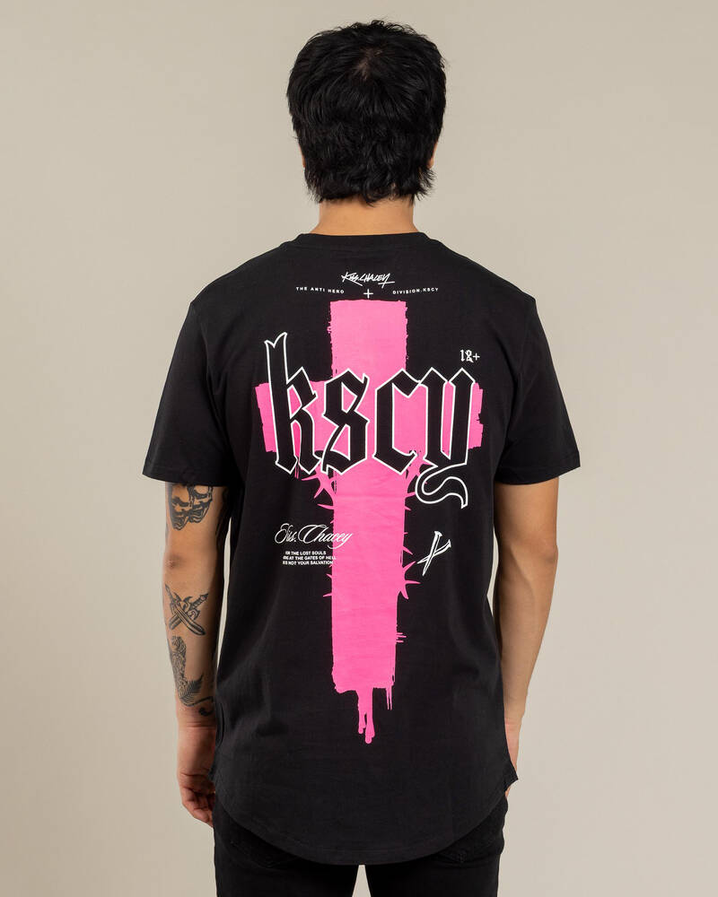 Kiss Chacey Church Dual Curved T-Shirt for Mens