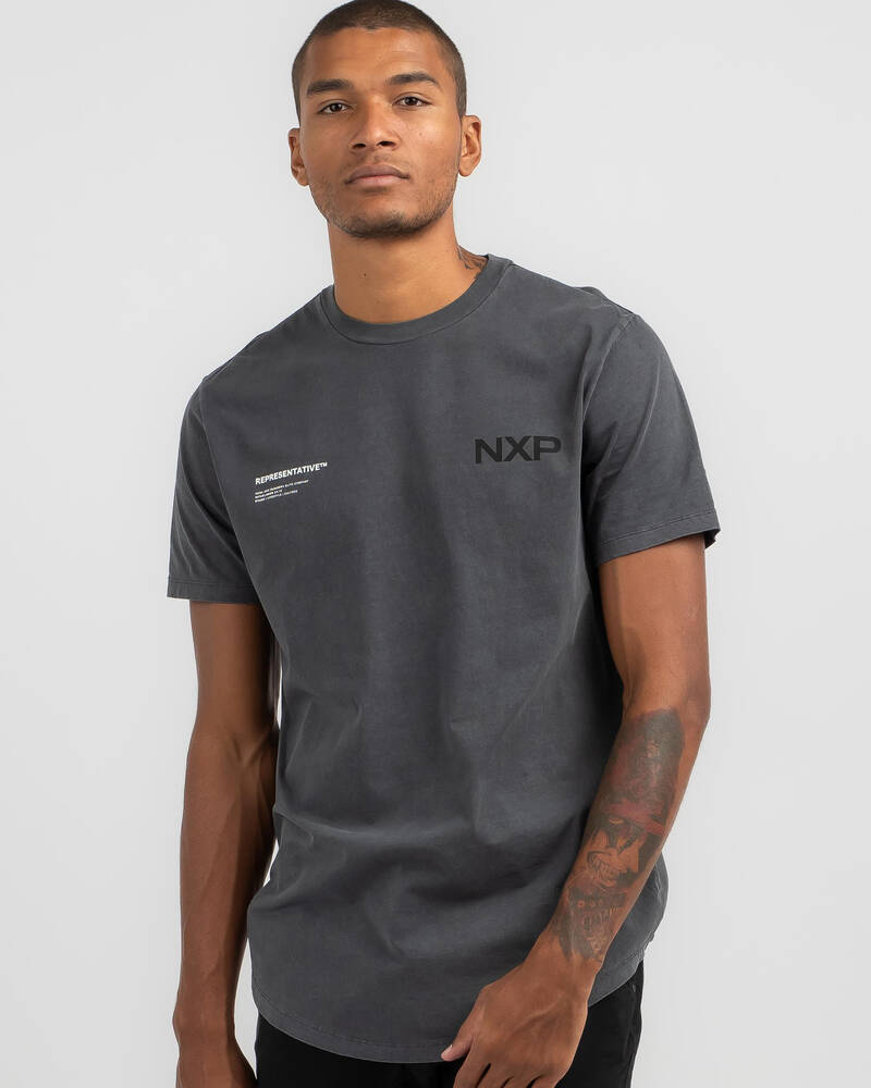 Nena & Pasadena Delta Time Dual Curved T-Shirt for Mens