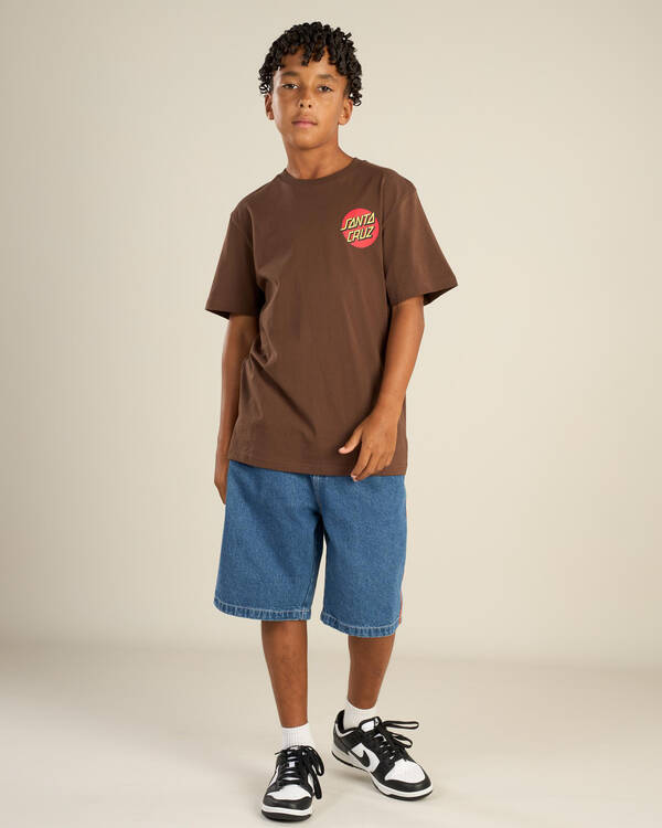 Santa Cruz Boys' Classic Dot Chest T-Shirt for Mens