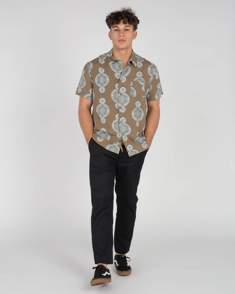 Rhythm Ventura Linen Short Sleeve Shirt for Mens