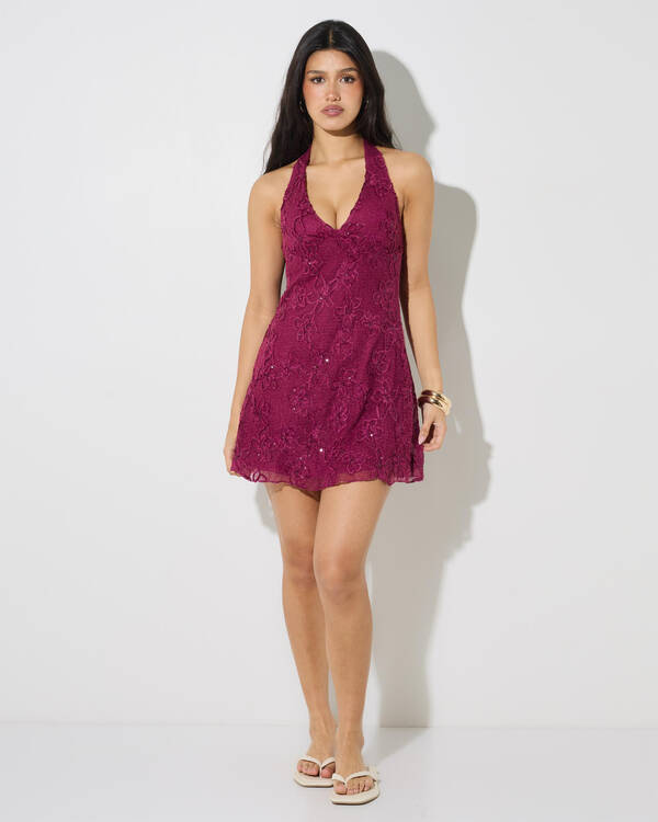 Mooloola Avery Crochet Knit Dress for Womens