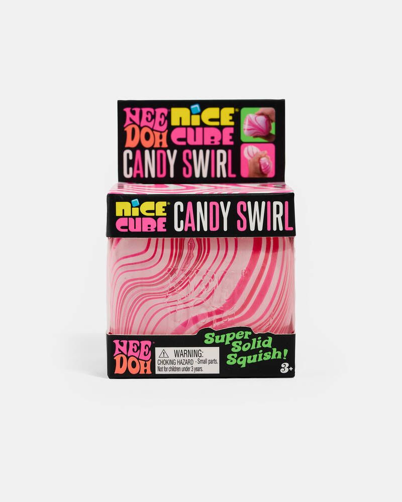Schylling NeeDoh Candy Swirl Nice Cube Squishy Fidget Toy for Unisex