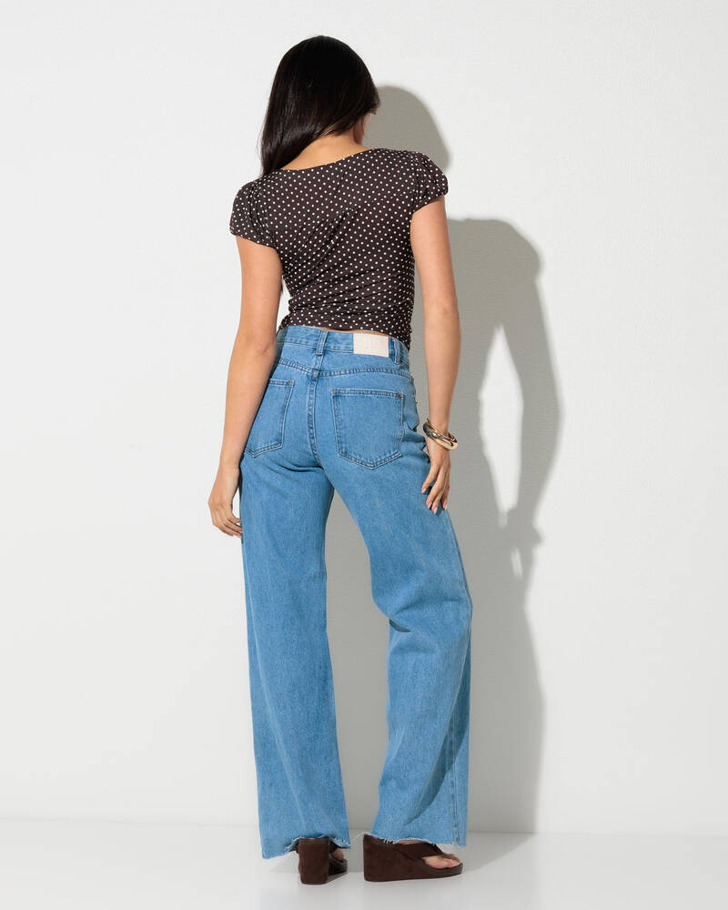 DESU Alice Straight Leg Jeans for Womens