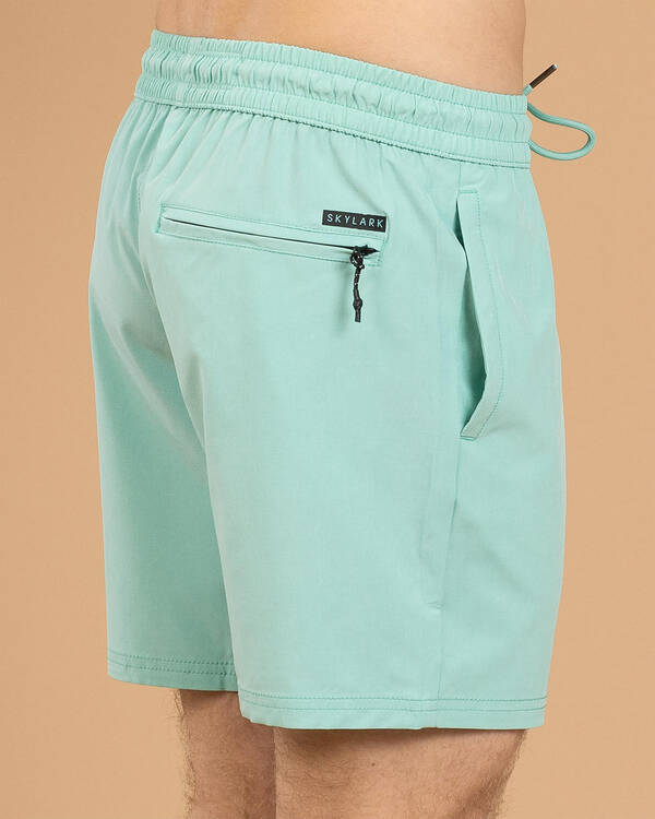 Skylark Bind Elastic Waist Shorts for Mens