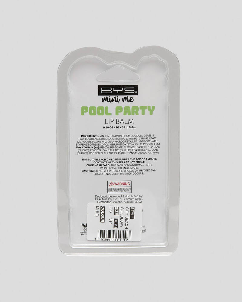 BYS Pool Party Lip Balm for Womens