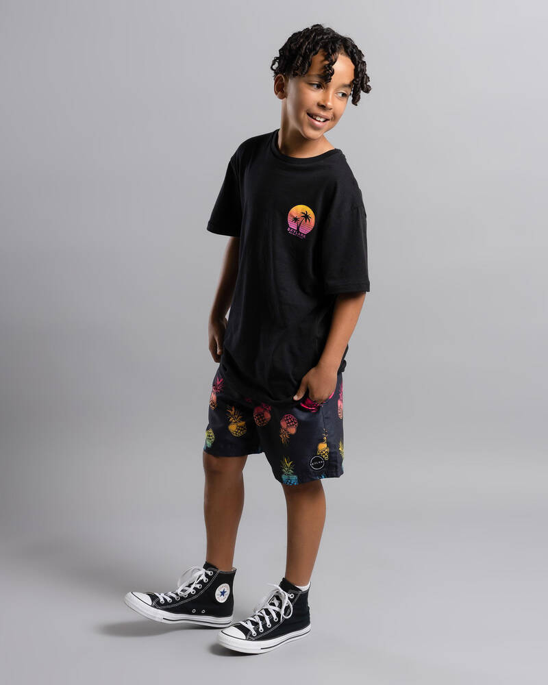 Skylark Boys' Shades Elastic Waist Shorts for Mens