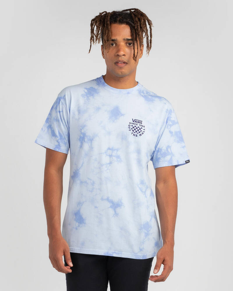 Vans Checker Logo Tie Dye T-Shirt for Mens